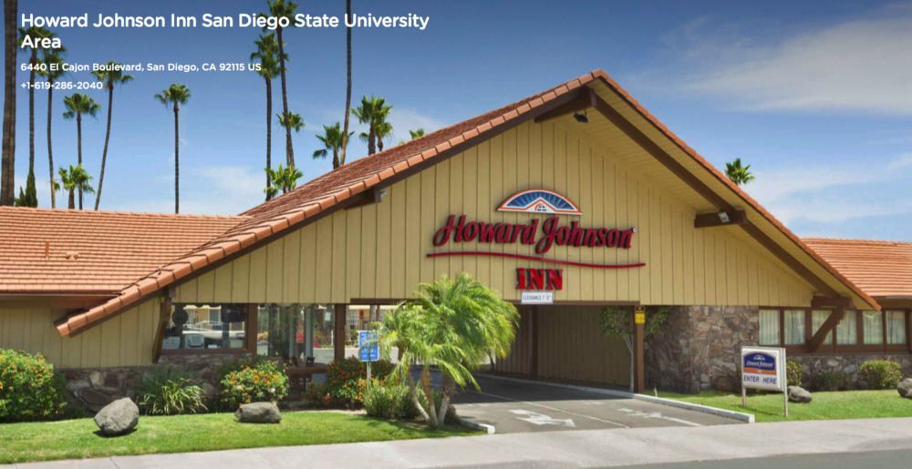 Howard Johnson University Inn - Sdsu - San Diego State University ภายนอก รูปภาพ